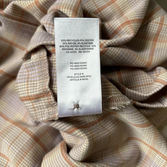 Aritzia Sunday Best Tuesday Shirt Cropped Polo Top Size M Academia Preppy - Picture 5 of 7